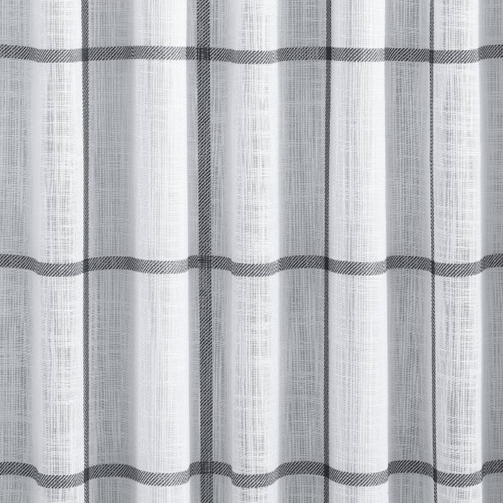COPY - Threshold Blackout Window Curtain Panel Gray Stripe! 84x50” - Picture 2 of 7